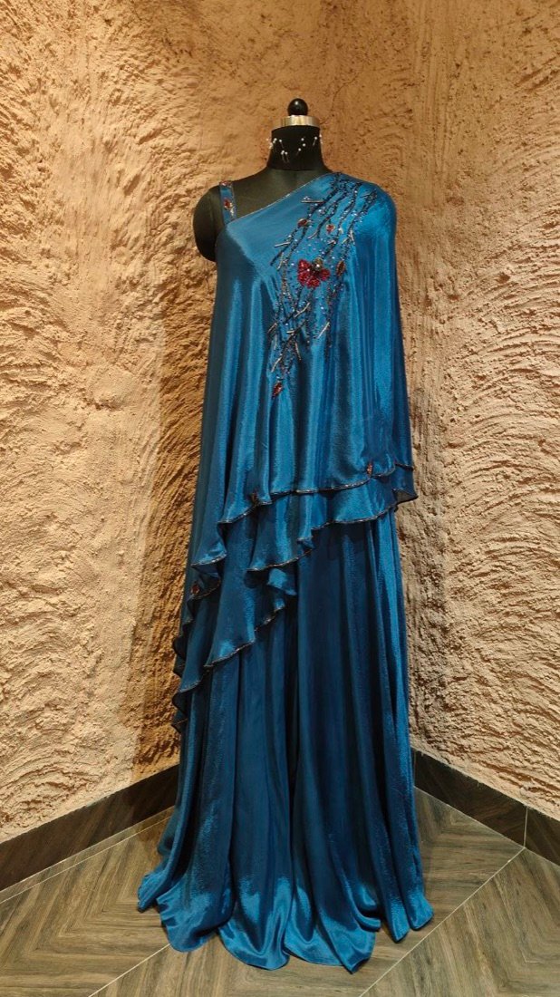 Chiffon Katdaana Asym Set